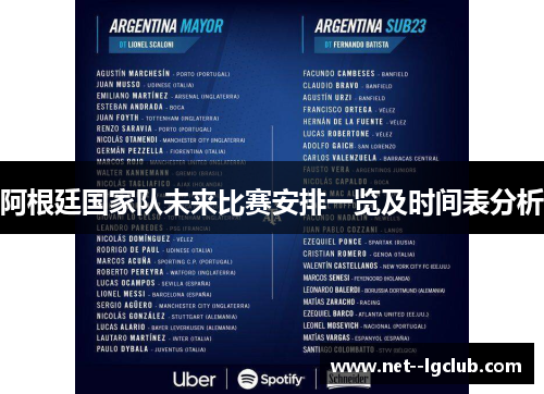 阿根廷国家队未来比赛安排一览及时间表分析