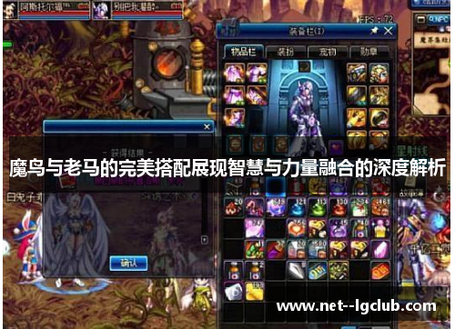 魔鸟与老马的完美搭配展现智慧与力量融合的深度解析